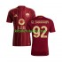 Camisola AS Roma Stephan El Shaarawy 92 Homem Equipamento principal 2024-2025 Mangas Curtas