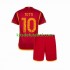 Camisola AS Roma Totti 10 Criança Equipamento principal 2023-2024 Mangas Curtas