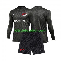 Camisola de Guarda-redes AZ Alkmaar Criança Equipamento alternativo 2024-2025 Mangas Compridas