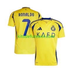 Camisola Al-Nassr Cristiano Ronaldo 7 Homem Equipamento principal 2024-2025 Mangas Curtas