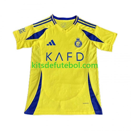 Camisola Al-Nassr Homem Equipamento principal 2024-2025 Mangas Curtas