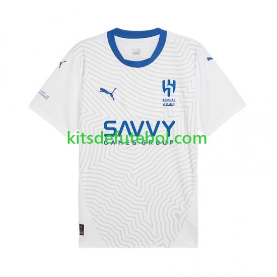 Camisola Al-Hilal Homem Equipamento alternativo 2024-2025 Mangas Curtas