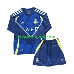 Camisola Al-Nassr Criança Equipamento alternativo 2024-2025 Mangas Compridas