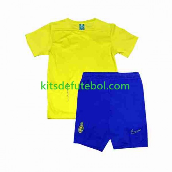 Camisola Al-Nassr Criança Equipamento principal 2023-2024 Mangas Curtas