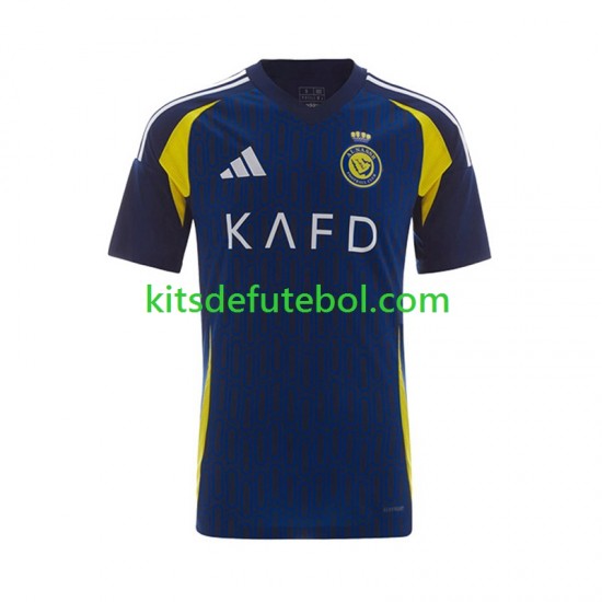 Camisola Al-Nassr Cristiano Ronaldo 7 Homem Equipamento alternativo 2024-2025 Mangas Curtas