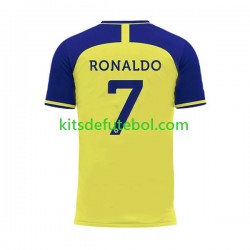 Camisola Al-Nassr Ronaldo 7 Homem Equipamento principal 2022-2023 Mangas Curtas