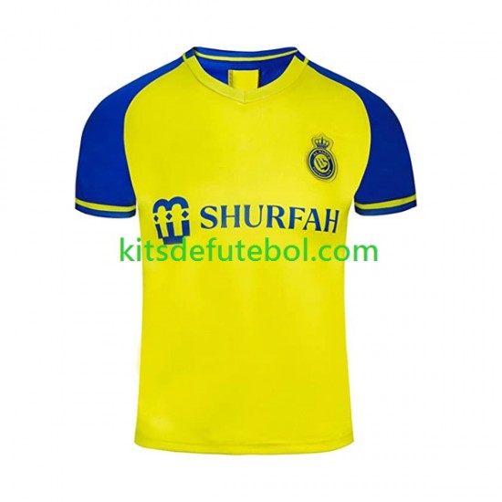 Camisola Al-Nassr Ronaldo 7 Homem Equipamento principal 2022-2023 Mangas Curtas