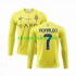 Camisola Al-Nassr Ronaldo 7 Homem Equipamento principal 2023-2024 Mangas Compridas
