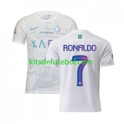 Camisola Al-Nassr Ronaldo 7 Homem Terceiro equipamento 2023-2024 Mangas Curtas