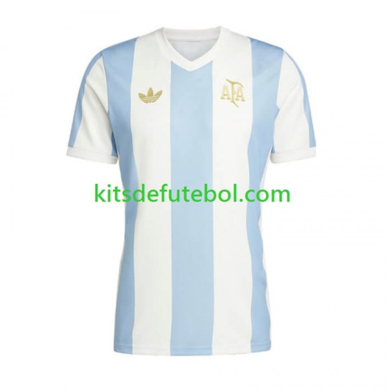 Camisola Seleção da Argentina 50 Anniversary Homem Equipamento principal Mangas Curtas