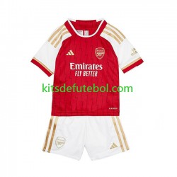 Camisola Arsenal Criança Equipamento principal 2023-2024 Mangas Curtas