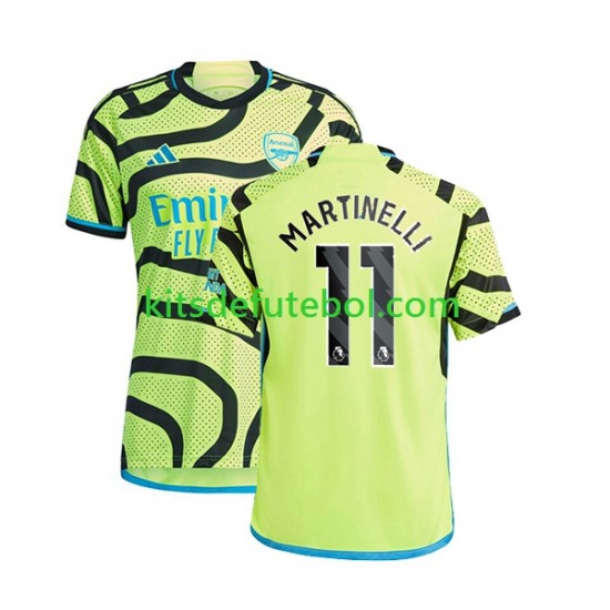 Camisola Arsenal Gabriel Martinelli 11 Homem Equipamento alternativo 2023-2024 Mangas Curtas