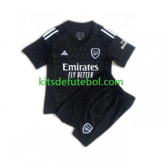 Camisola de Guarda-redes Arsenal Criança Equipamento principal 2023-2024 Mangas Curtas