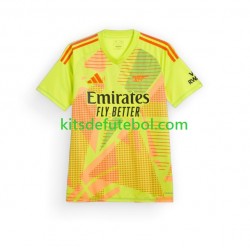 Camisola de Guarda-redes Arsenal Homem Equipamento principal 2024-2025 Mangas Curtas