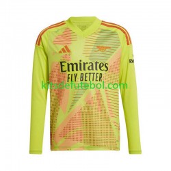 Camisola de Guarda-redes Arsenal Amarelo Homem Equipamento principal 2024-2025 Mangas Compridas