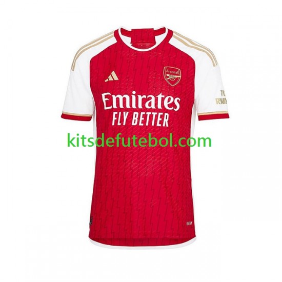 Camisola Arsenal Homem Equipamento principal 2023-2024 Mangas Curtas