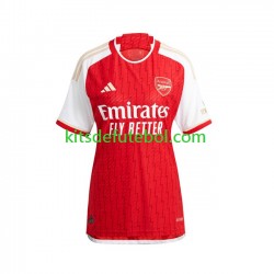Camisola Arsenal Mulheres Equipamento principal 2023-2024 Mangas Curtas