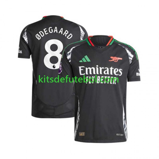 Camisola Arsenal Martin Odegaard 8 Homem Equipamento alternativo 2024-2025 Mangas Curtas