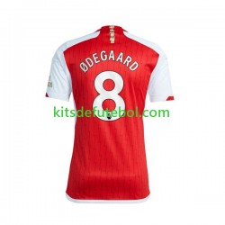 Camisola Arsenal Martin Odegaard 8 Homem Equipamento principal 2023-2024 Mangas Curtas