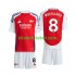 Camisola Arsenal Odegaard 8 Criança Equipamento principal 2024-2025 Mangas Curtas