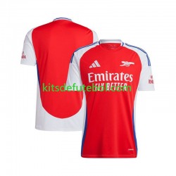 Camisola Arsenal Vermelho Homem Equipamento principal 2024-2025 Mangas Curtas