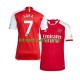 Camisola Arsenal Saka 7 Homem Equipamento principal 2023-2024 Mangas Curtas