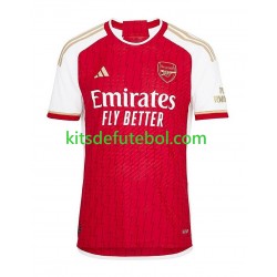 Camisola Arsenal Smith Rowe 10 Criança Equipamento principal 2023-2024 Mangas Curtas