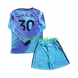 Camisola Arsenal Sterling 30 Criança Terceiro equipamento 2024-2025 Mangas Compridas