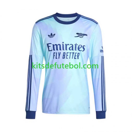 Camisola Arsenal Homem Terceiro equipamento 2024-2025 Mangas Compridas