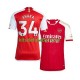 Camisola Arsenal Xhaka 34 Homem Equipamento principal 2023-2024 Mangas Curtas