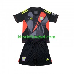 Camisola de Guarda-redes Aston Villa Criança Equipamento alternativo 2024-2025 Mangas Curtas