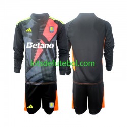 Camisola de Guarda-redes Aston Villa Criança Equipamento principal 2024-2025 Mangas Compridas