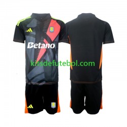Camisola de Guarda-redes Aston Villa Criança Equipamento principal 2024-2025 Mangas Curtas