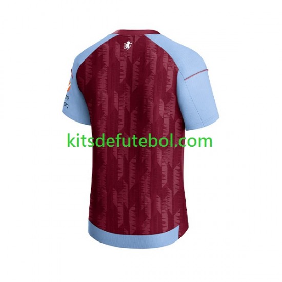 Camisola Aston Villa Homem Equipamento principal 2023-2024 Mangas Curtas