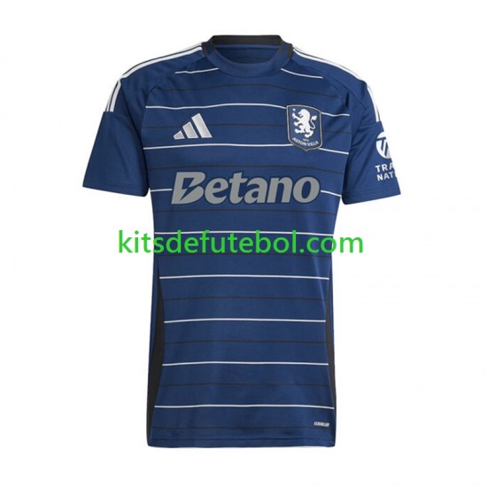 Camisola Aston Villa Homem Terceiro equipamento 2024-2025 Mangas Curtas