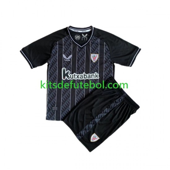 Camisola de Guarda-redes Athletic Bilbao Criança Equipamento principal 2023-2024 Mangas Curtas