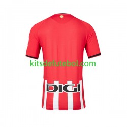 Camisola Athletic Bilbao Homem Equipamento principal 2023-2024 Mangas Curtas