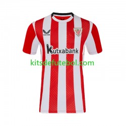 Camisola Athletic Bilbao Homem Equipamento principal 2024-2025 Mangas Curtas