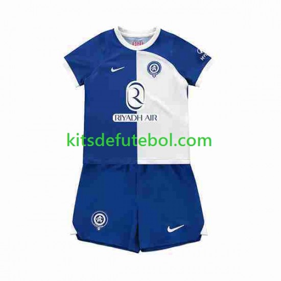 Camisola Atlético Madrid 2 Criança Equipamento alternativo 2023-2024 Mangas Curtas