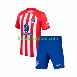 Camisola Atlético Madrid 2 Criança Equipamento principal 2023-2024 Mangas Curtas
