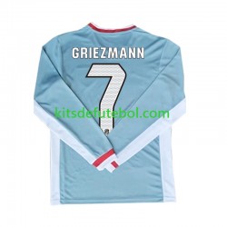 Camisola Atlético Madrid Antoine Griezmann 7 Homem Equipamento alternativo 2024-2025 Mangas Compridas