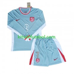 Camisola Atlético Madrid Antoine Griezmann 7 Criança Equipamento alternativo 2024-2025 Mangas Compridas