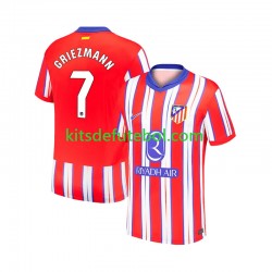 Camisola Atlético Madrid Antoine Griezmann 7 Homem Equipamento principal 2024-2025 Mangas Curtas