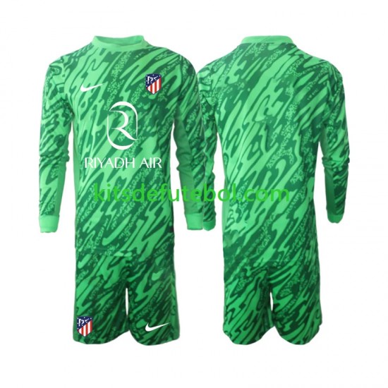 Camisola de Guarda-redes Atlético Madrid Criança Equipamento alternativo 2024-2025 Mangas Compridas