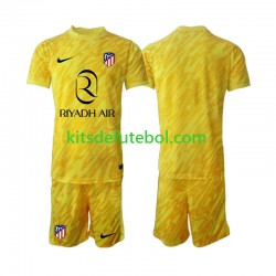 Camisola de Guarda-redes Atlético Madrid Criança Terceiro equipamento 2024-2025 Mangas Curtas
