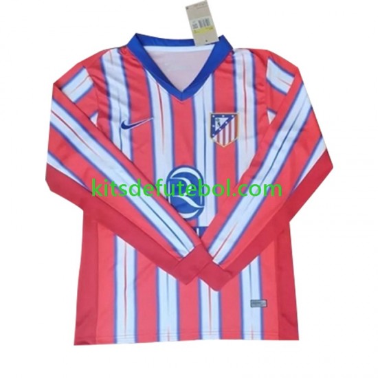 Camisola Atlético Madrid Homem Equipamento principal 2024-2025 Mangas Compridas