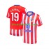 Camisola Atlético Madrid Julian Alvarez 19 Homem Equipamento principal 2024-2025 Mangas Curtas