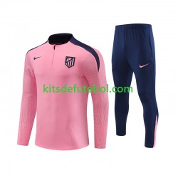 Atlético Madrid Cor-de-rosa Conjunto de treino 2024-2025