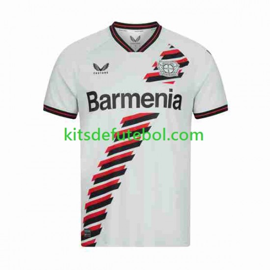 Camisola Bayer 04 Leverkusen Homem Equipamento alternativo 2023-2024 Mangas Curtas