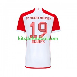 Camisola Bayern de Munique Alphonso Davies 19 Homem Equipamento principal 2023-2024 Mangas Curtas